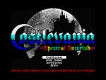 Castlevania Spectral Interlude ZX title screen