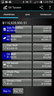 Idle oil tycoon