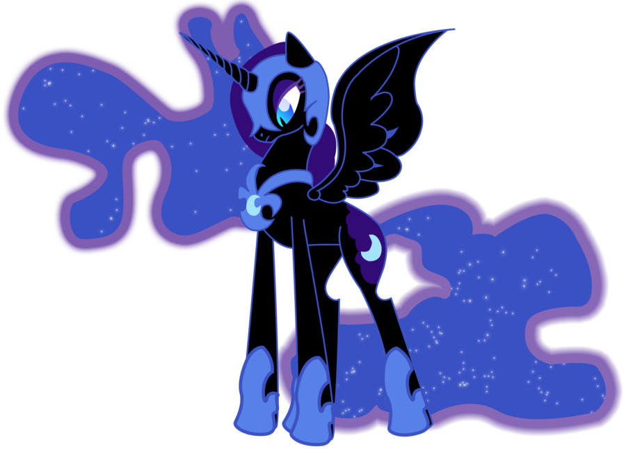 nightmare moon vector