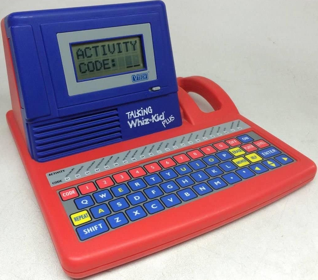 Vtech laptop. Loved this thing. #nerdalert