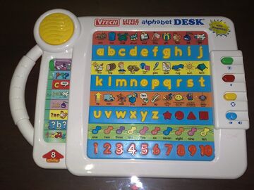 Vtech talking little smart alphabet desk sale
