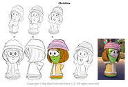 Concept art for Christina (as drawn by Cedric Hohnstadt)