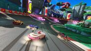 Sometimes, even the fastest thing alive needs a break from running around. Sonic takes to the tarmac in Team Sonic Racing, a racing game with one main focus: teamwork.