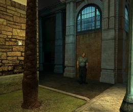 El guardia de la Galería