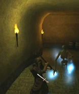 Wraith and Cappadocian male given an Axe by the Age of Redemption Mod