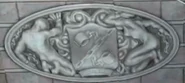 Manacles and chain on the outside of Orsi's Mansion
