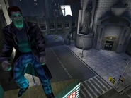 Barclay Building, the beginning and end point of the tale. Christof model Teleported to the scenery with the Storyteller head