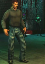 Christof's modern clothes when wearing lower than Flak Armor or so