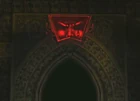 First doorway: A blood red tear on the face of Caine