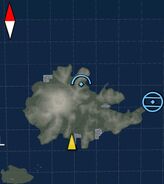 Akutan as viewed from the GPS