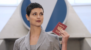 Anna Holding Her Visa