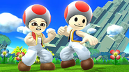 Giulia in the Toad Hat and Suit in Super Smash Bros. for Wii U.