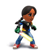 Laura in an artwork for Super Smash Bros 4.