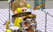 John playing the jazz drums