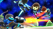 Marie (as a Mii Gunner) in Super Smash Bros. for Wii U.