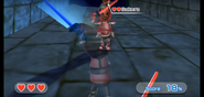Sakura wearing Red Armor in Swordplay Showdown