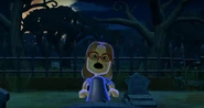 Ashley as a Zombie in Zombie Tag in Wii Party