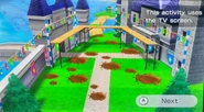Summerstone Castle as it appears in Wii Fit U.