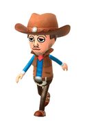 Wii Party U artwork of David as a cowboy.