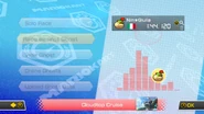 Giulia's staff ghost profile in Mario Kart 8 Deluxe.