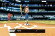 Pierre batting in Baseball.