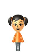 Naoko's official full body image, extracted from Wii Music.