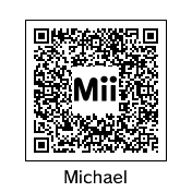 Michael's official QR Code, with the name written in English