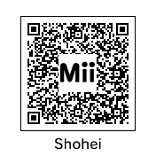 Shohei's official QR Code.