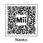 Naoko's official QR code, extracted from Wii Music.