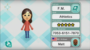 Fumiko in Check Mii Out Channel.