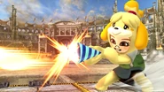 Giulia wearing an Isabella Gunner Suit in Super Smash Bros. Wii U.
