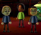 Shohei with Eddy and Maria in Spooky Search in Wii Play: Motion.