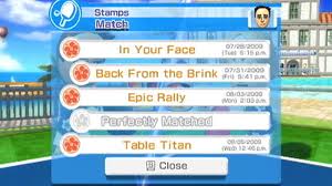 Stamp (Wii Sports Resort/Wii Sports Club), Wii Sports Wiki