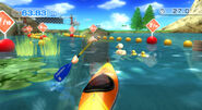 Jen in a Canoeing promotional image.