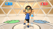A Mii getting angry.
