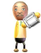 A Wii Music artwork of James as Harold