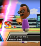 Hiroshi in Baseball.