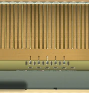 An overhead shot of the bowling alley. Taken from noclip.website.