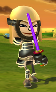 Gabi as the boss of Stage 2 (Lighthouse) in Swordplay Showdown.