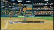 Akira batting in Baseball.