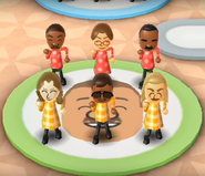James, Yoshi, Andy, Miguel, and Holly featured in Swap Meet in Wii Party
