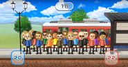 Silke, Eddy, Alisha, Sarah, Abby, Vincenzo, Lucia, Steph, Hiromasa, Ashley, Gabi, Barbara, Martin, Rainer, Michael, Sandra, Shinnosuke, and Emma featured in Commuter Count in Wii Party