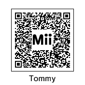 QR Code official for Tommy, as seen in the portrait.