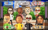 James, Tyrone, Oscar, Steph, Martin, and Chika featured in Smile Snap in Wii Party