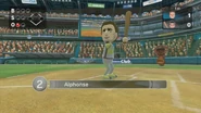 Alphonse in Baseball.