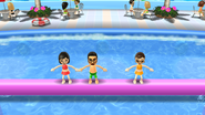 Misaki in Splash Bash with Shouta and Asami.