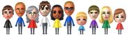 Faustine with Elena, Rui, Joana, André, Barry, Maximilian, Mark, Juliette and Susie in StreetPass Mii Plaza.