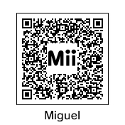 QR Code for Miguel, as seen in the portrait.