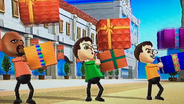 Matt, Asami and Hiromasa participating in Shifty Gifts in Wii Party