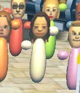 Steve in Super Smash Bros. for Wii U with Ursula, Tomoko, Silke, Tyrone, and Matt.